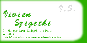 vivien szigethi business card